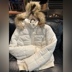American Eagle Outfitters Warm White Coat